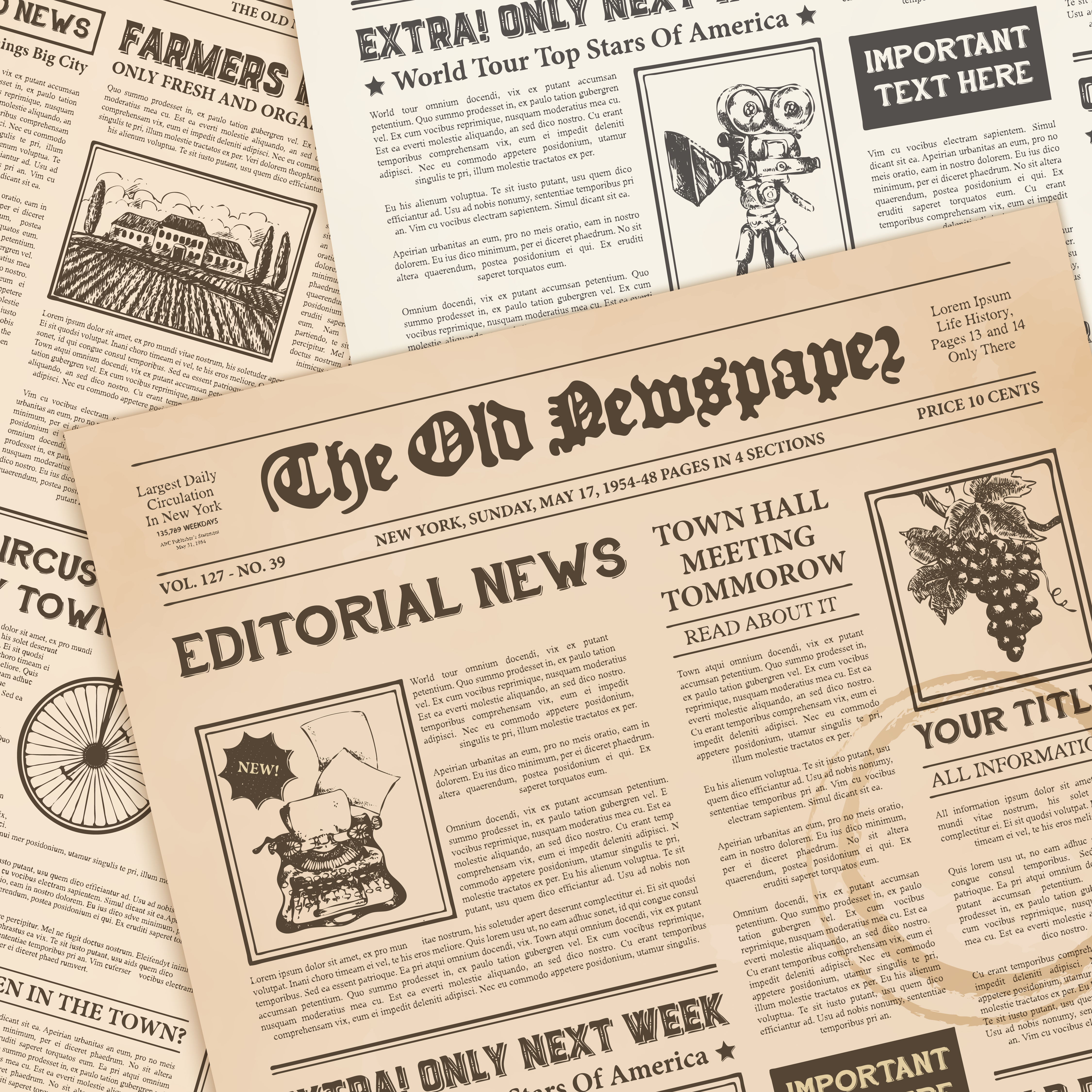 In room News Paper